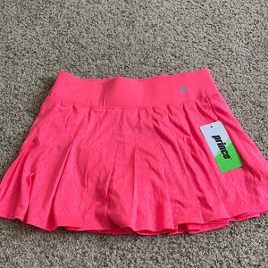 prince hot pink tennis skirt
